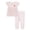 Pink, variant on Huggies Happy Hugs Inant Girl Rib Knit 2-Piece Top and Pants Set