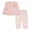 Pink, variant on Huggies Happy Hugs Infant Girl Flutter Sleeve Top and Pants 2-Piece Set