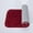 Red, variant on Comfort Collection Red 9 in. x 26 in. Rubber Back Plush Stair Tread (Set of 5)