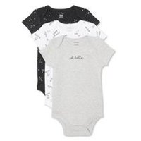 Black 0-3 Months Babybugz Baby Unisex Organic Long Sleeve Bodysuit