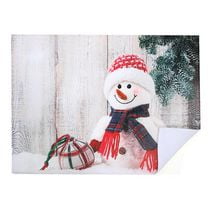 Microfibre Séchage Mat (Bonhomme De Neige Décor)