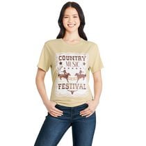 The Pink Closet Women's Country Music Graphic T-Shirt