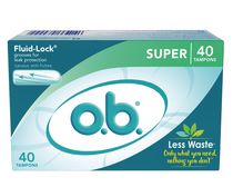 Tampons o.b. originaux sans applicateur à absorptivité super