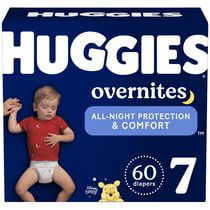 Huggies Overnites Nighttime Baby Diapers, Mega Colossal Pack, Sizes: 4-7, Sizes: 4-7 | 100-60 Count