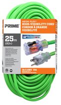 Rallonge flexible Prime Wire & Cable en néon