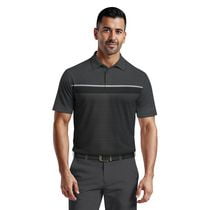 Ben Hogan Performance Men's Printed Panel Short Sleeve Golf Polo Shirt
