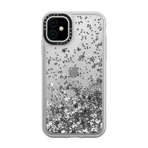 Casetify Glitter iPhone 11 Monochrome Silver