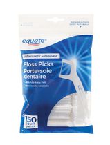 Equate Unflavoured Floss Picks