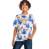 Sonic The Hedgehog Boys' Printed T-Shirt