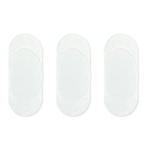 Secret Low Cut Sneaker Foot Cover 3pk, Fits Shoe Size 6-10