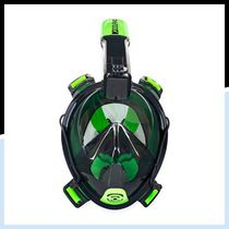 Masque de natation intégral Dolfino Pro Frontier pour adulte, grand / très grand vert