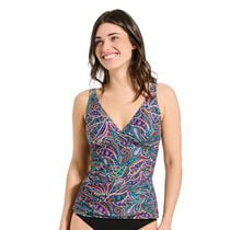 Krista Tankini D-Cup Haut de maillot de bain tankini à encolure en V pour femme
