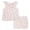 Pink, variant on Huggies Happy Hugs Infant Girl 2-Piece Top and Shorts Set