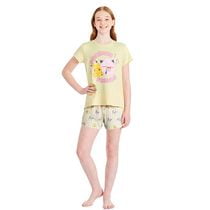 Pokemon Girls' Two Piece Boxer Pajama Set