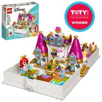 LEGO Disney Le livre d’aventures d’Ariel, Belle, Cendrillon et Tiana, Ensemble de construction