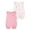 Pink, variant on Huggies Happy Hugs Infant Girl Romper 2-Pack