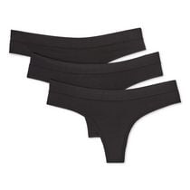 George Women's Microfibre Thongs 3-Pack, Sizes S-XL