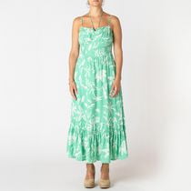 Devoted, Corset Tiered Maxi Dress, Sizes XS-XL