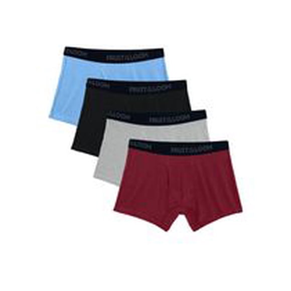Men's All Day Comfort Cotton Stretch Trunk Underwear, Assorted 4 Pack