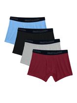 Men's All Day Comfort Cotton Stretch Trunk Underwear, Assorted 4 Pack