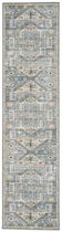 Parson 2x8 Washable Accent Rug, Grey and Beige