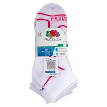 Fruit of the Loom - Ladies 6 Pack CoolZone Cotton - Ankle Socks