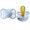 Blue, variant on BIBS Supreme Baby Pacifiers | BPA-Free Natural Rubber Pacifier | Made in Denmark | Set of 2 Soothers (0-6 Months)