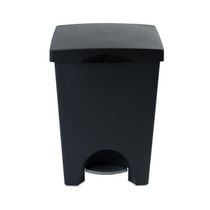 Mistral® 50L Poubelle à pédale de Recyclage iCan Noire