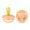 Peach Sunset, variant on BIBS Pacifiers - De Lux Collection | BPA-Free Baby Pacifier | Made in Denmark | Set of 2 Premium Soothers | Size 6-18 Months