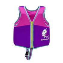 Lazzon Kids Float Suit Baby Girls Boys Floating Swimwear One Piece Adjustable Buoyancy Training Vest Swimming Pool Beachwear 1-6 Year