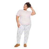 George Women's Plus Pajama 2-Piece Set, Sizes 1X-4X