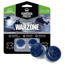 KontrolFreek Call of Duty: Warzone Performance Thumbsticks for Xbox One | 2 High-Rise, Hybrid| Blue/Gray
