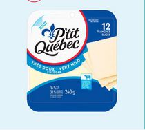 P'Tit Quebec 240g Mild Natural Slices