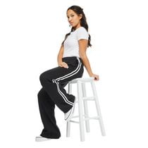 Pantalon à jambe large avec bande latérale My Sister’s Closet pour filles Tailles P-TTG
