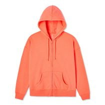 No Boundaries Women's Oversized Zip-Up Hoodie, Sizes XS-XXL
