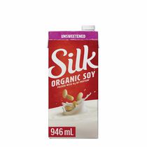 Boisson de soya biologique Silk, non sucrée, sans produits laitiers