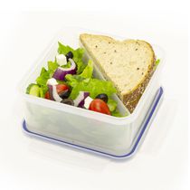 Starfrit LocknLock Lunch 41 oz / 1.2 L Square Container with Divider