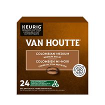 Van Houtte® Colombien mi-noir en capsules K-Cup®, torréfaction moyenne, 24 unités, pour les cafetières une tasse à la fois