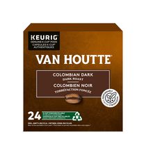 Van Houtte® Colombien noir en capsules K-Cup®, torréfaction foncée, 24 unités, pour les cafetières une tasse à la fois