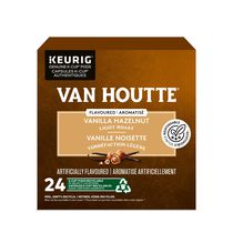 Van Houtte Vanille noisettes en capsules K-Cup, torréfaction légère, 24 unités, pour les cafetières une tasse à la fois