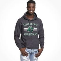 LICENSED CFL ROUGHRIDERS POPOVER SWEAT À CAPUCHE HOMME GRIS