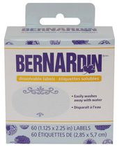 Etiquettes solubles Bernardin, paquet de 60