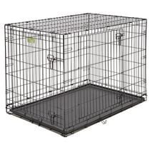 MidWest iCrate Double-Door Folding Dog Crate with Divider Panel, 2-Door Dog Crate