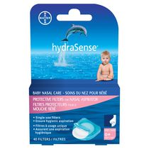 hydraSense Lot de 40 filtres de protection pour aspirateur nasal