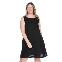 Lane Bryant Women's Plus Linen-Blend Dress
