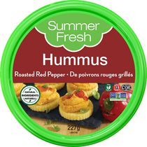Summer Fresh Roasted Red Pepper Hummus