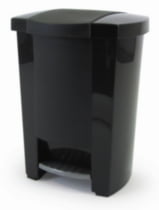 Mistral® Poubelle à pédale Noire