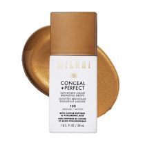 Milani Conceal + Perfect Sun Kissed Liquid Bronzing Drops, Milani Highlighter