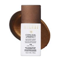 Milani Conceal + Perfect Sun Kissed Liquid Bronzing Drops, Milani Highlighter