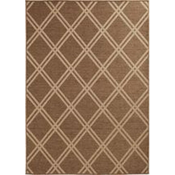 Smithleighs Beige and Tan Woven Area Rug
